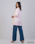 Refined Ease: Mandarin Collar Everyday Top 65731